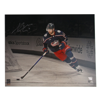 Adam Fantilli Signed Blue Jackets 16x20 Photo (Fanatics) at PristineAuction.com