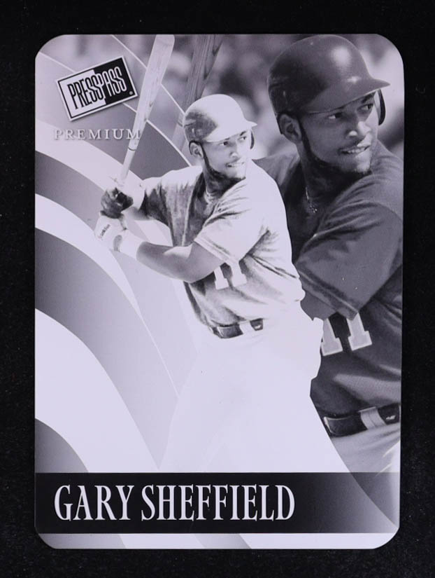 Gary Sheffield 2024 Press Pass Premium Baseball Printing Plates Black #RB35 #1/1 at PristineAuction.com Gary Sheffield 2024 Press Pass Premium Baseball Printing Plates Black #RB35 #1/1 at PristineAuction.com