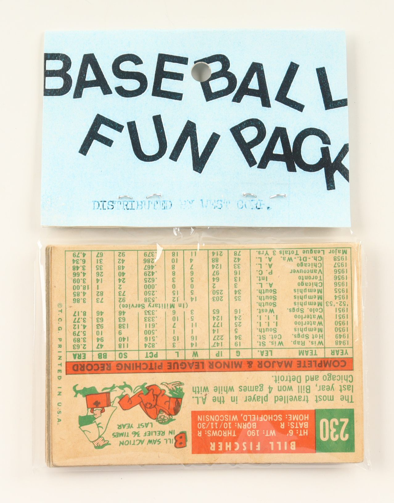 1959 Topps Baseball Card Fun Pack with (10) Cards at PristineAuction.com 1959 Topps Baseball Card Fun Pack with (10) Cards at PristineAuction.com