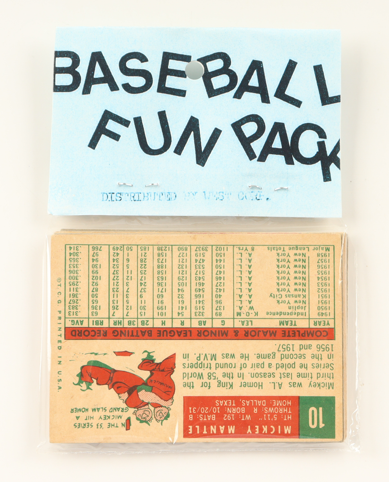 1959 Topps Baseball Card Fun Pack with (10) Cards at PristineAuction.com 1959 Topps Baseball Card Fun Pack with (10) Cards at PristineAuction.com