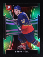 Brett Hull 2025 Leaf Metal Pristine Auction Collection Prismatic Green #56 #9/10 at PristineAuction.com