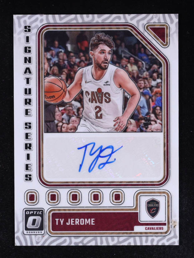 Ty Jerome 2023-24 Donruss Optic Signature Series #76 at PristineAuction.com Ty Jerome 2023-24 Donruss Optic Signature Series #76 at PristineAuction.com