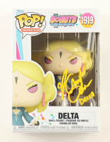 Amber Lee Connors Signed "Boruto: Naruto Next Generations" #1919 Delta Funko Pop! Vinyl Figure Inscribed "Delta" (JSA) at PristineAuction.com