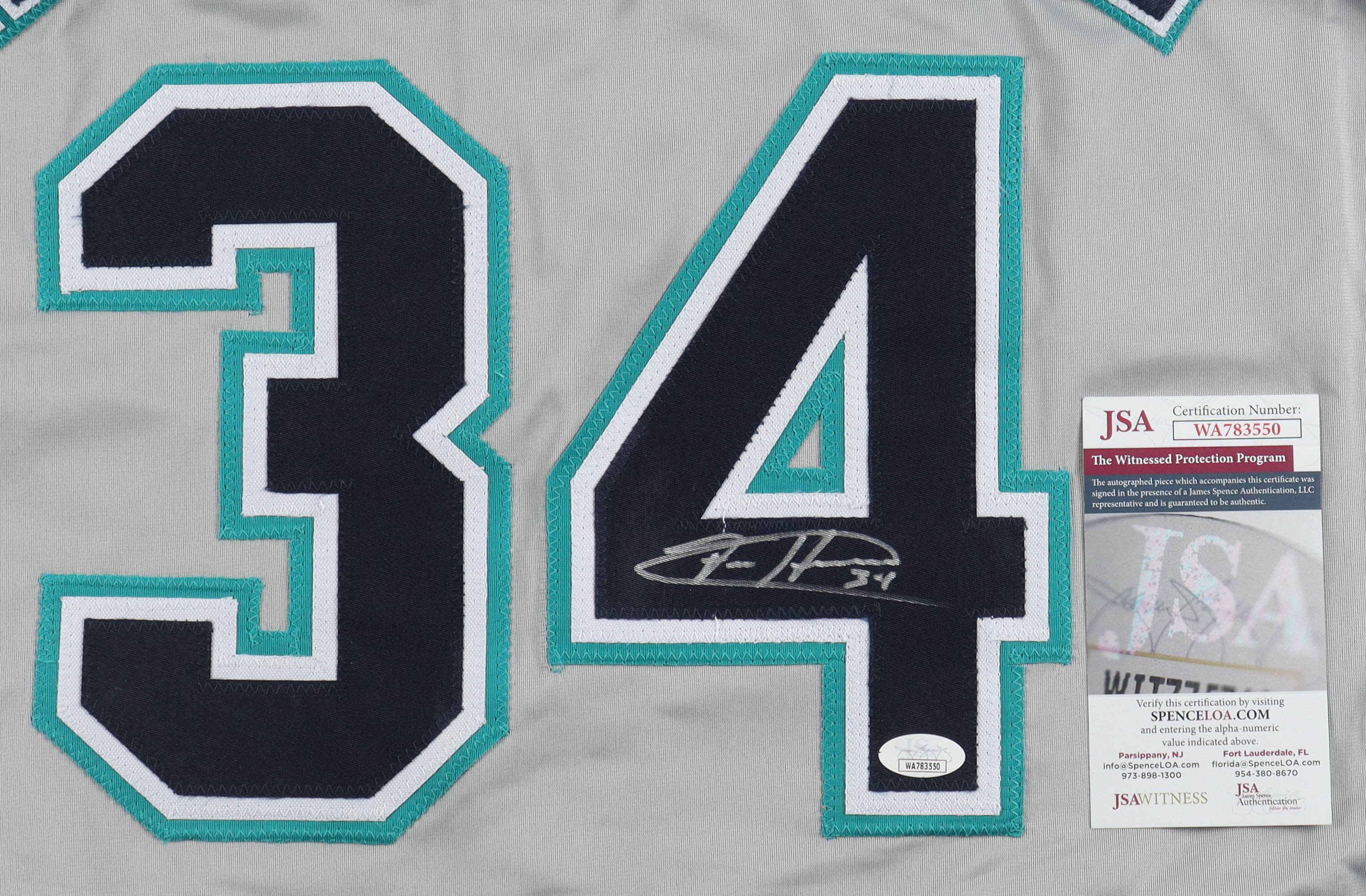 Felix Hernandez Signed Jersey (JSA) at PristineAuction.com Felix Hernandez Signed Jersey (JSA) at PristineAuction.com