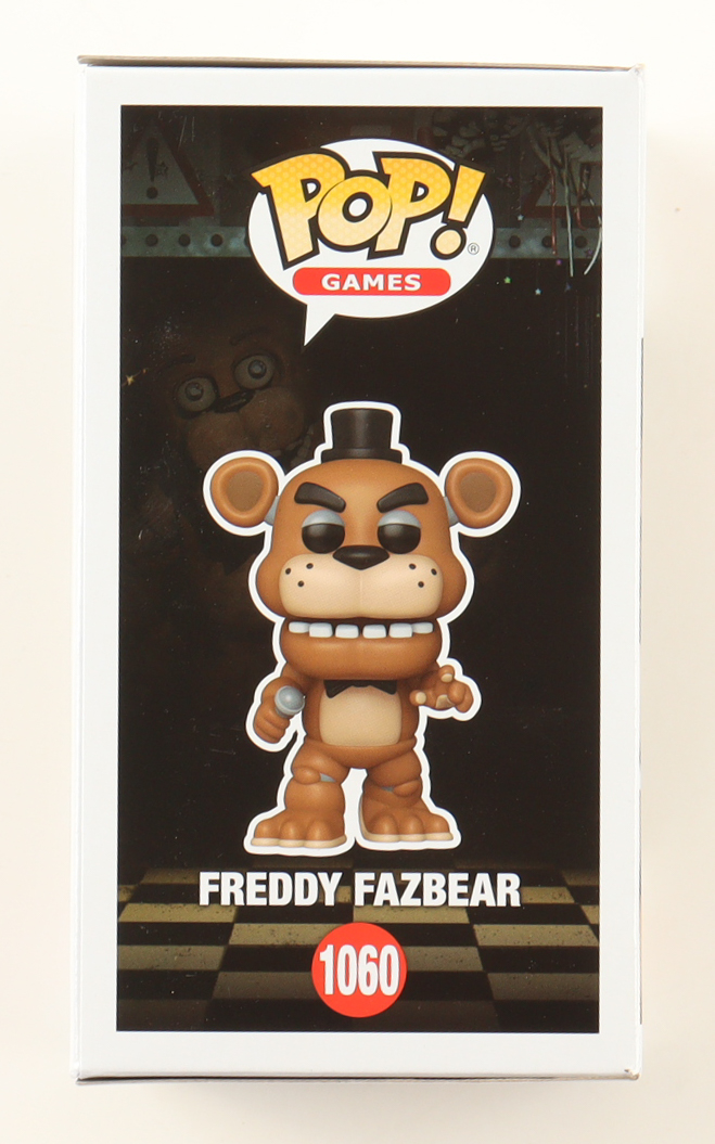 Kevin Foster Signed "Five Nights at Freddy's" #1060 Freddy Fazbear Funko Pop! Vinyl Figure (JSA) at PristineAuction.com Kevin Foster Signed "Five Nights at Freddy's" #1060 Freddy Fazbear Funko Pop! Vinyl Figure (JSA) at PristineAuction.com