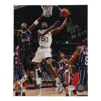 David Robinson Signed Spurs 8x10 Photo With Inscription (PSA) at PristineAuction.com