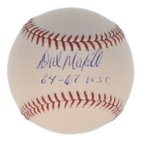 Dal Maxvill Signed OML Baseball Inscribed "64-67 WSC" (JSA) at PristineAuction.com