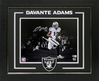 Davante Adams Signed Raiders Custom Framed Photo Display (Beckett) at PristineAuction.com