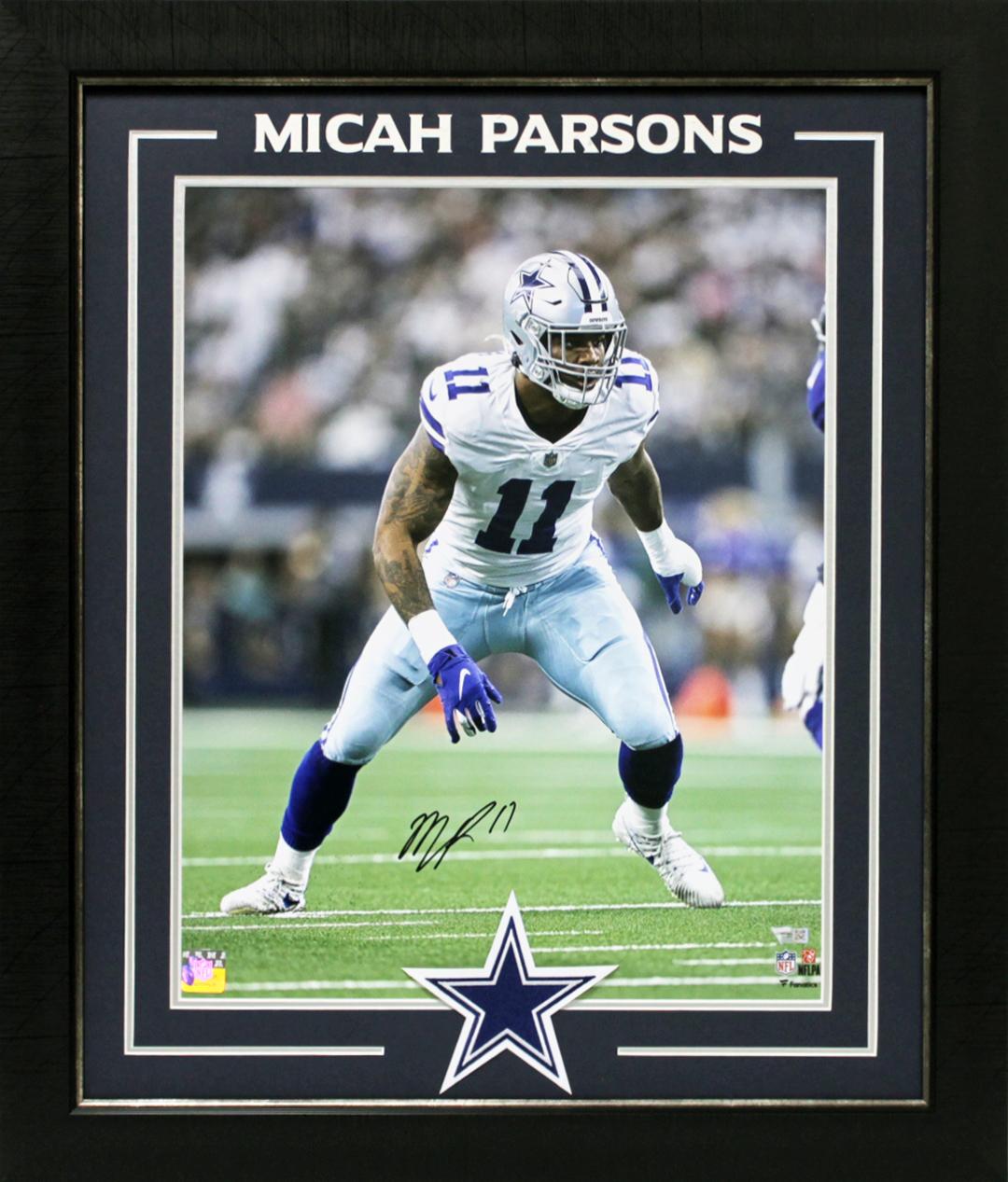 Micah Parsons Signed Cowboys Custom Framed Photo Display (Fanatics) at PristineAuction.com Micah Parsons Signed Cowboys Custom Framed Photo Display (Fanatics) at PristineAuction.com