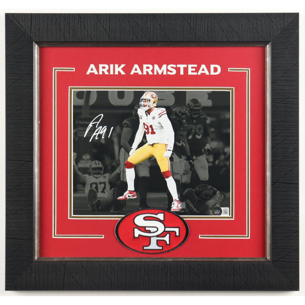 Arik Armstead signed 49ers Custom Framed Photo Display (Beckett) at PristineAuction.com
