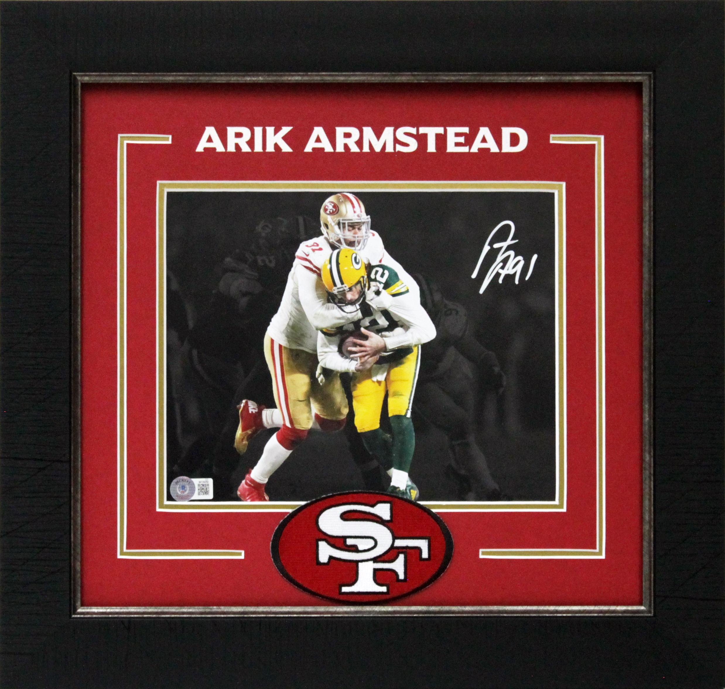 Arik Armstead Signed 49ers Custom Framed Photo Display (Beckett) at PristineAuction.com Arik Armstead Signed 49ers Custom Framed Photo Display (Beckett) at PristineAuction.com