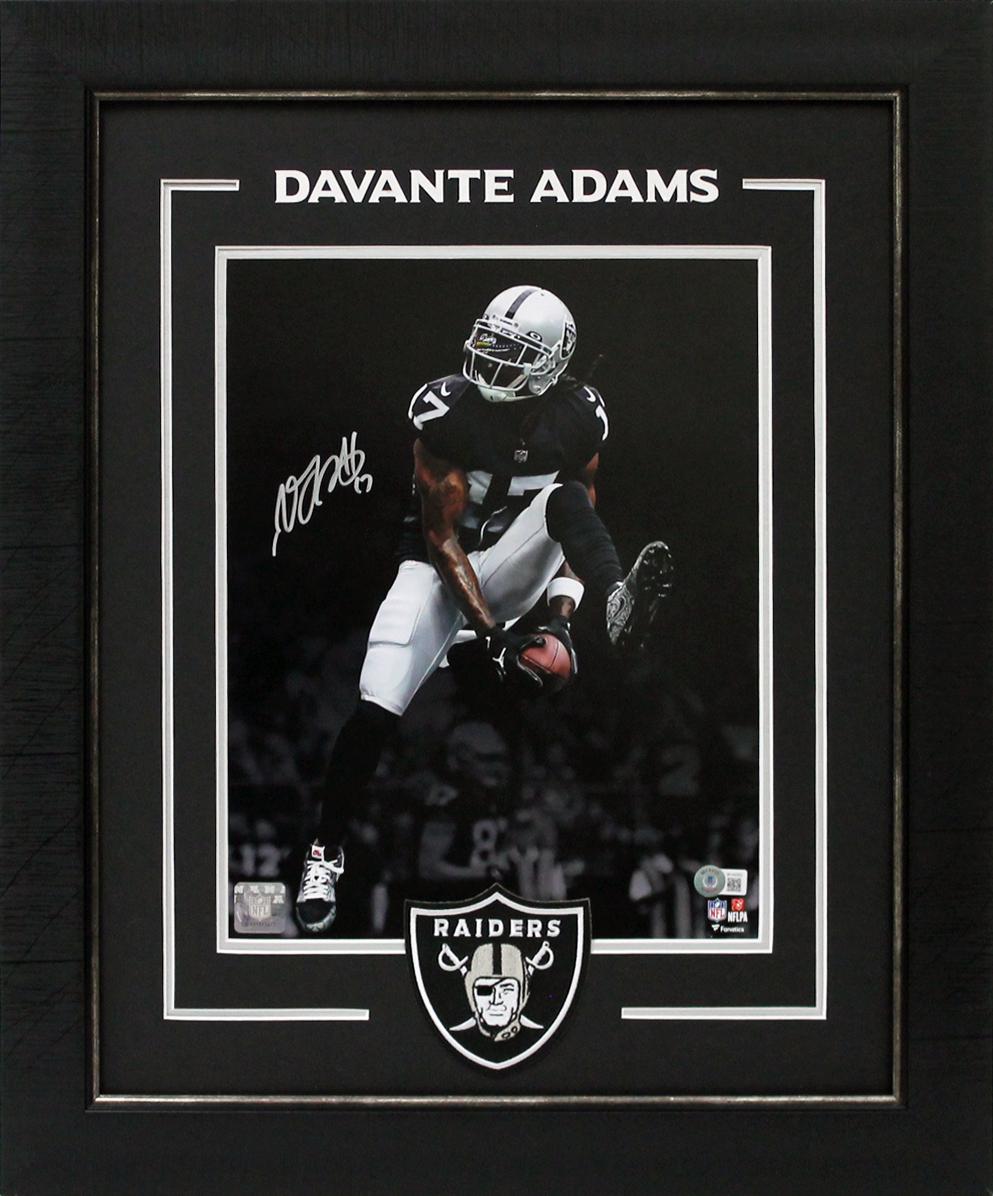 Davante Adams Signed Raiders Custom Framed Photo Display (Beckett) at PristineAuction.com Davante Adams Signed Raiders Custom Framed Photo Display (Beckett) at PristineAuction.com