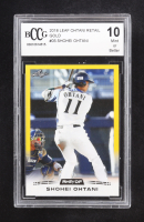 Shohei Ohtani 2018 Leaf Retail Gold #05 RC (BCCG 10) at PristineAuction.com
