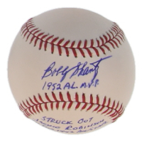 Bobby Shantz Signed OML Baseball with Extended Inscription (JSA) at PristineAuction.com