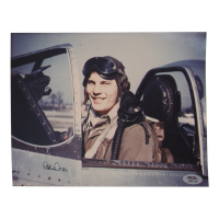 Robin Olds Signed 8x10 Photo WWII 479th FG Ace 17 Victories (PSA) at PristineAuction.com