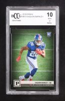 Saquon Barkley 2018 Panini #313 RC (BCCG 10) at PristineAuction.com