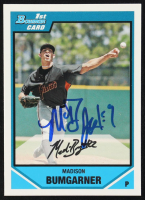 Madison Bumgarner Signed 2007 Bowman Draft Draft Picks #BDPP61 RC (JSA) at PristineAuction.com