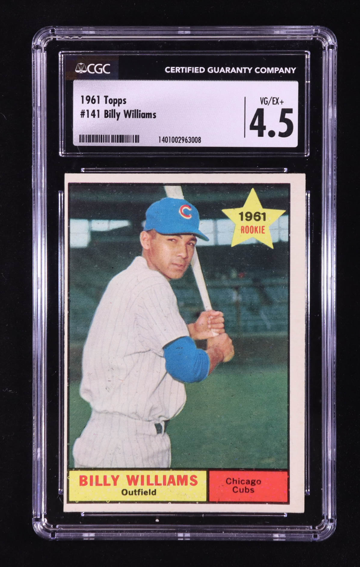 Billy Williams 1961 Topps #141 RC (CGC 4.5) at PristineAuction.com Billy Williams 1961 Topps #141 RC (CGC 4.5) at PristineAuction.com