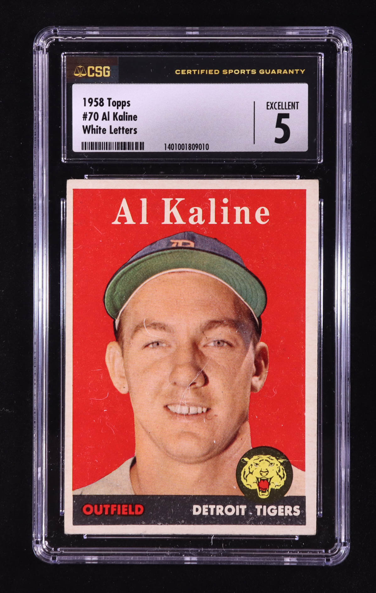 Al Kaline 1958 Topps #70A (CGC 5) at PristineAuction.com Al Kaline 1958 Topps #70A (CGC 5) at PristineAuction.com