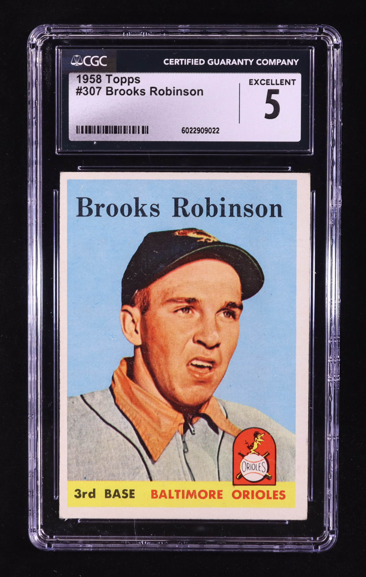 Brooks Robinson 1958 Topps #307 (CGC 5) at PristineAuction.com Brooks Robinson 1958 Topps #307 (CGC 5) at PristineAuction.com