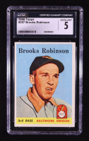 Brooks Robinson 1958 Topps #307 (CGC 5) at PristineAuction.com