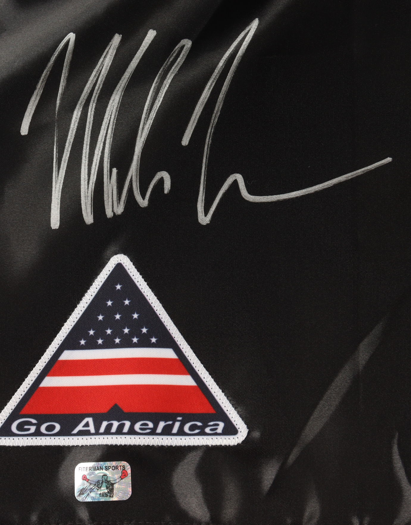 Mike Tyson Signed Boxing Trunks (Tyson) at PristineAuction.com Mike Tyson Signed Boxing Trunks (Tyson) at PristineAuction.com