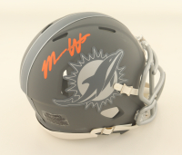 Malik Washington Signed Dolphins Slate Alternate Speed Mini Helmet (JSA) at PristineAuction.com