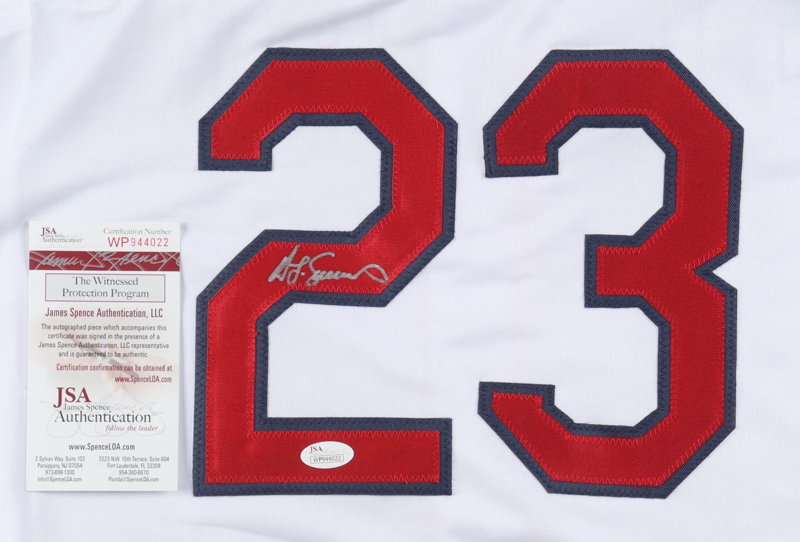 Ted Simmons Signed Jersey (JSA) at PristineAuction.com Ted Simmons Signed Jersey (JSA) at PristineAuction.com