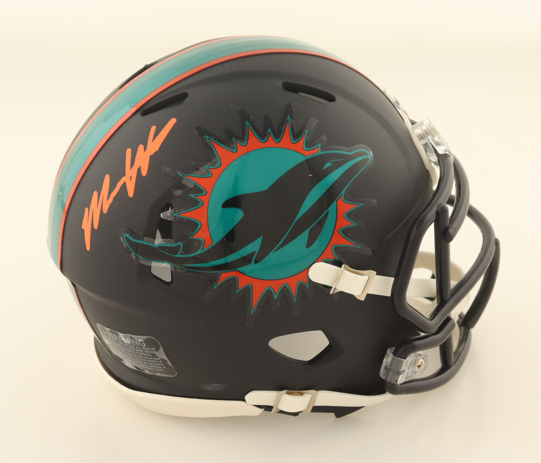 Malik Washington Signed Dolphins Rivalries Alternate Speed Mini Helmet (JSA) at PristineAuction.com Malik Washington Signed Dolphins Rivalries Alternate Speed Mini Helmet (JSA) at PristineAuction.com