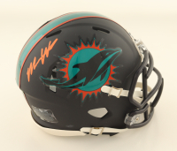 Malik Washington Signed Dolphins Rivalries Alternate Speed Mini Helmet (JSA) at PristineAuction.com