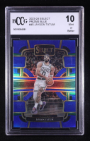 Jayson Tatum 2023-24 Select Prizms Blue #45 (BCCG 10) at PristineAuction.com