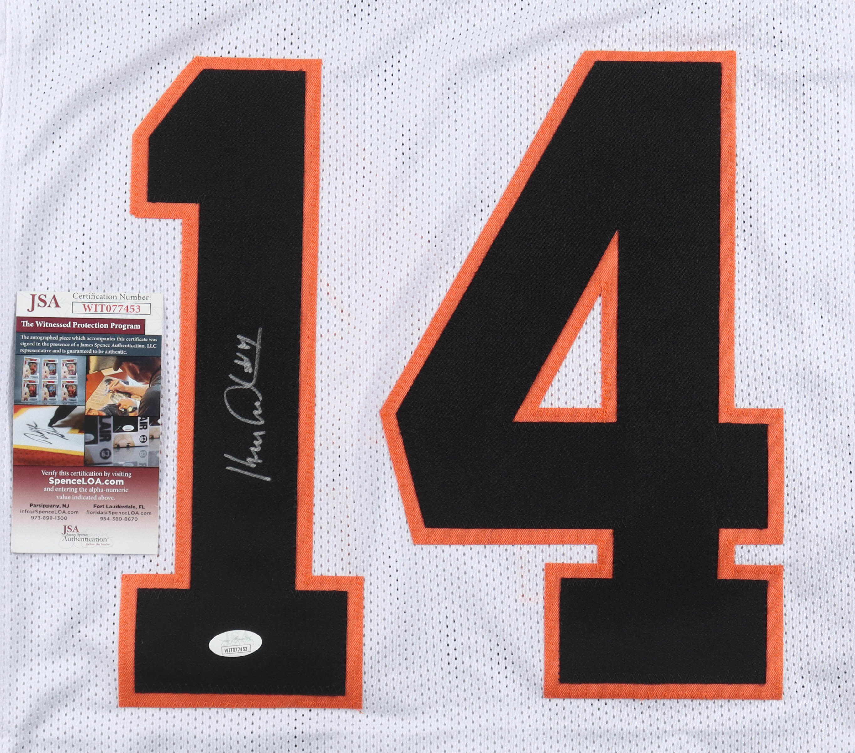 Ken Anderson Signed Jersey (JSA) at PristineAuction.com Ken Anderson Signed Jersey (JSA) at PristineAuction.com