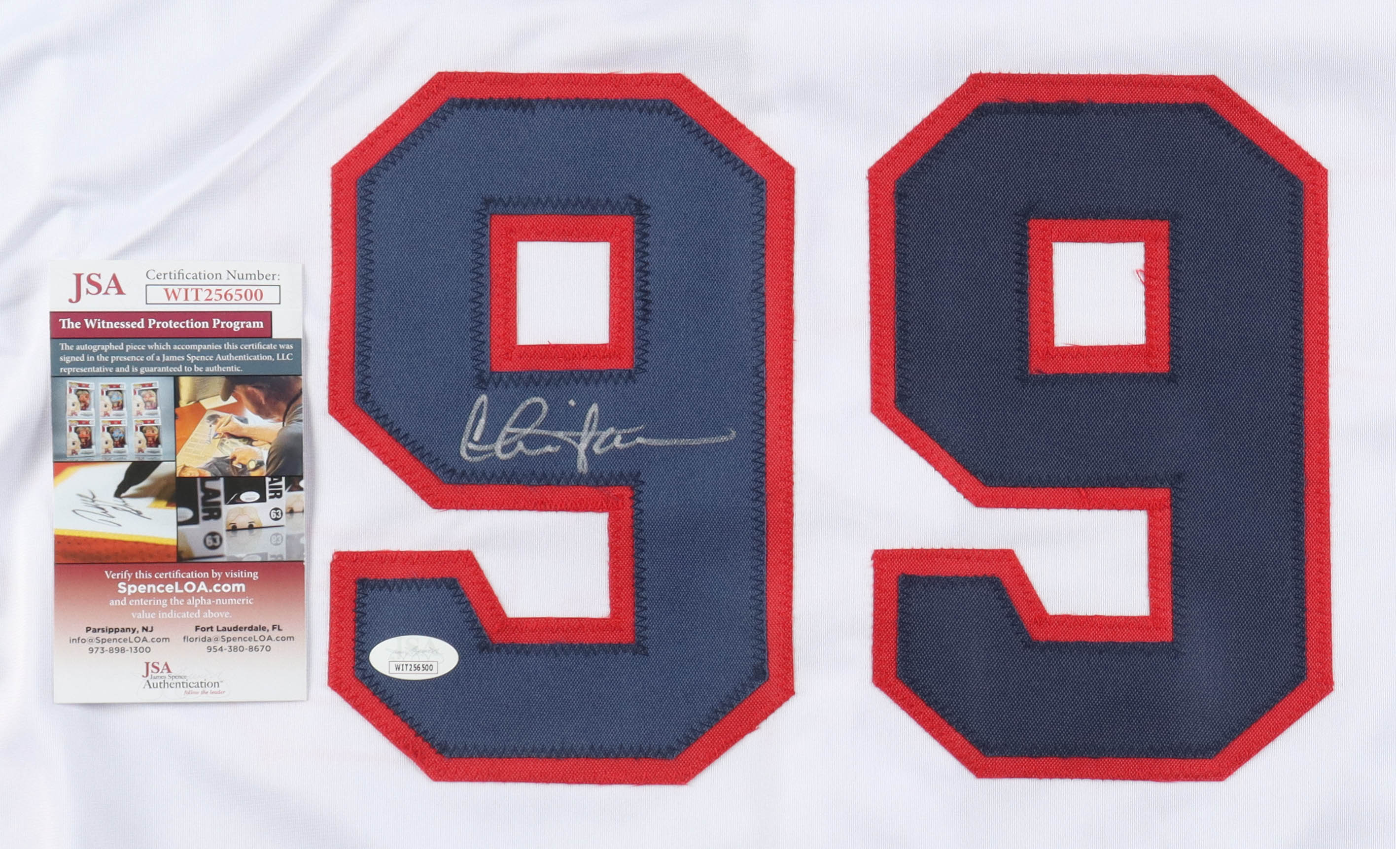 Charlie Sheen Signed Jersey (JSA) at PristineAuction.com Charlie Sheen Signed Jersey (JSA) at PristineAuction.com