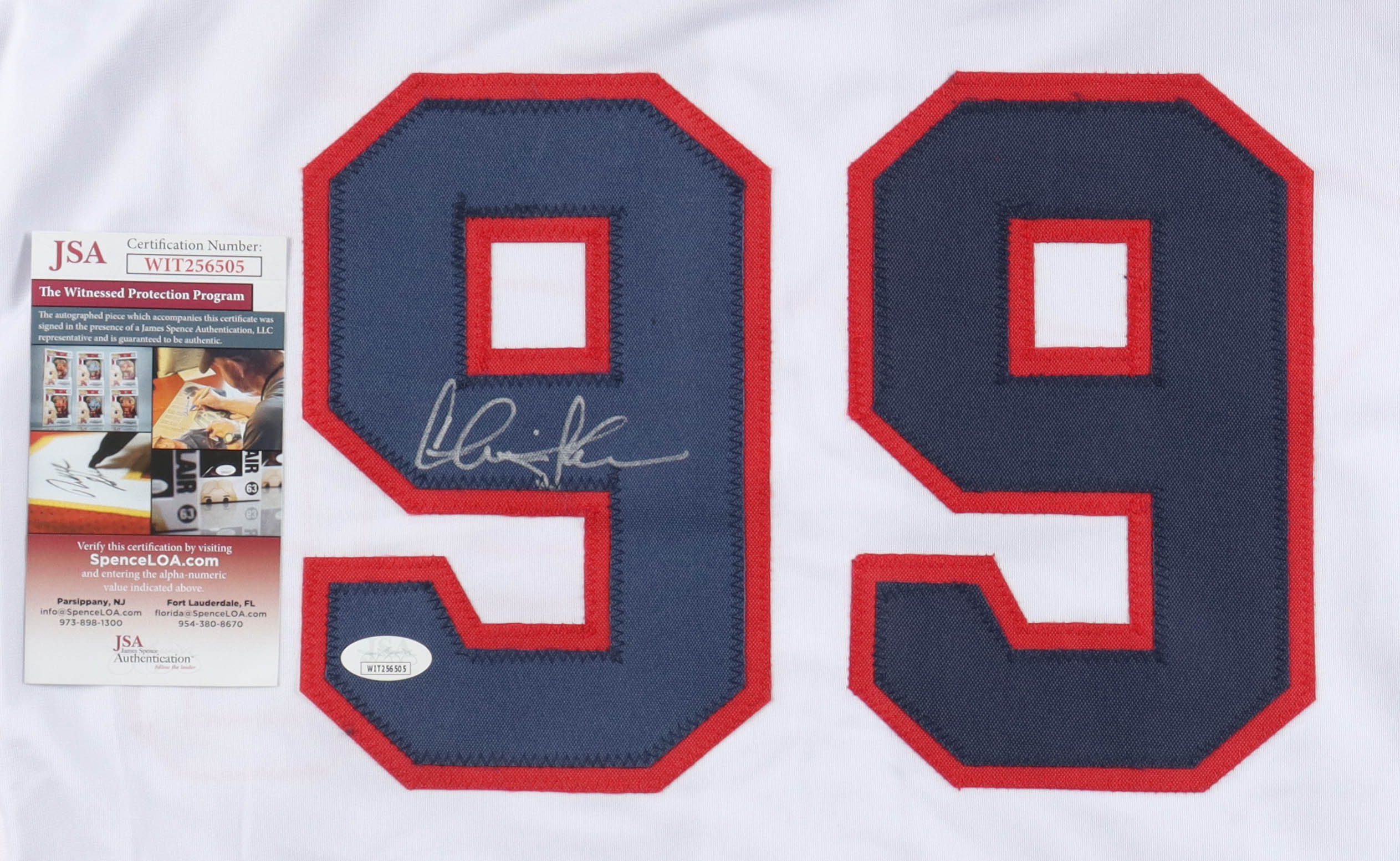 Charlie Sheen Signed Jersey (JSA) at PristineAuction.com Charlie Sheen Signed Jersey (JSA) at PristineAuction.com