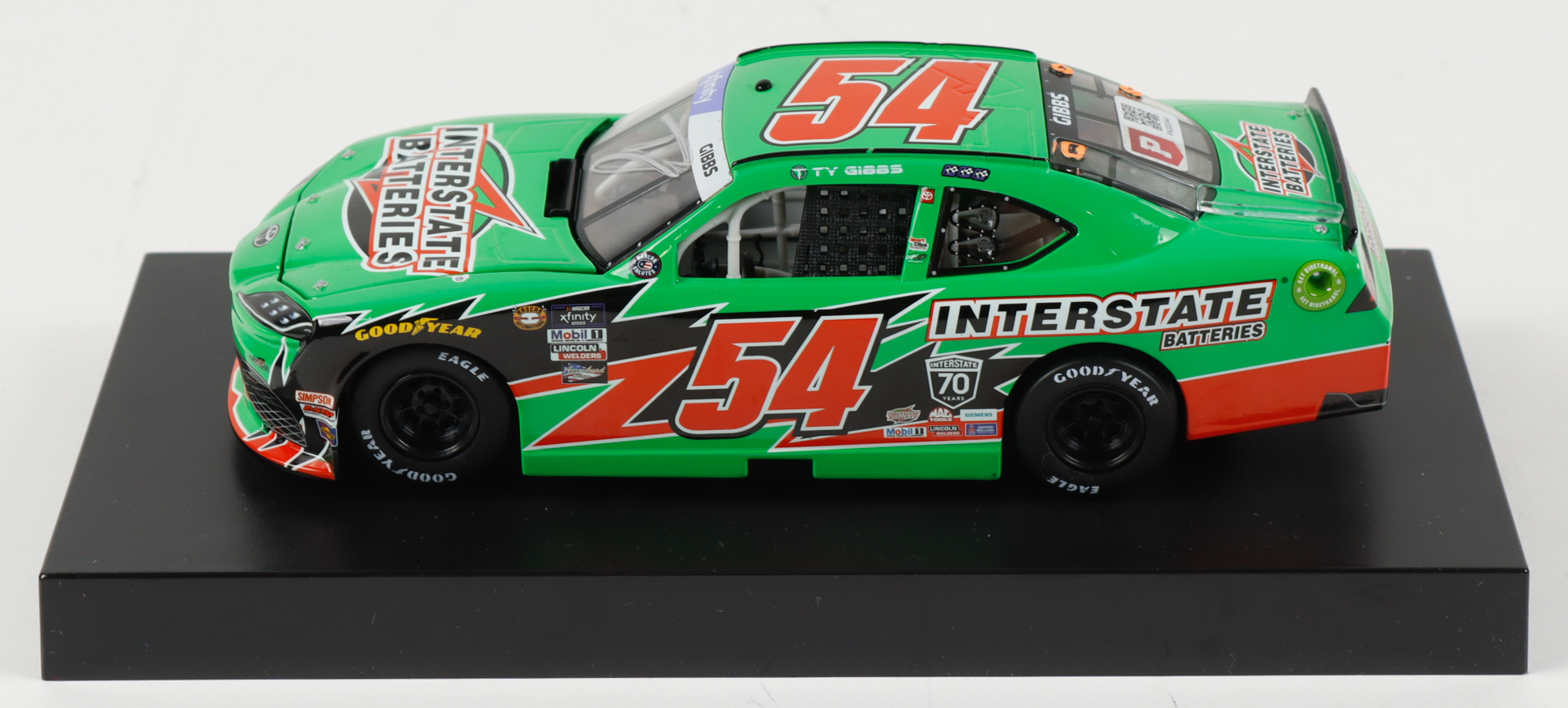 Ty Gibbs Signed 2022 #54 Interstate Batteries Supra | 1:24 Diecast Car (PA) at PristineAuction.com Ty Gibbs Signed 2022 #54 Interstate Batteries Supra | 1:24 Diecast Car (PA) at PristineAuction.com