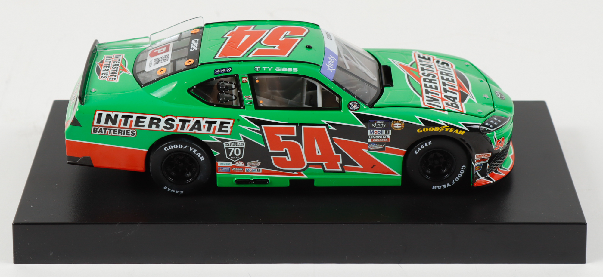 Ty Gibbs Signed 2022 #54 Interstate Batteries Supra | 1:24 Diecast Car (PA) at PristineAuction.com Ty Gibbs Signed 2022 #54 Interstate Batteries Supra | 1:24 Diecast Car (PA) at PristineAuction.com