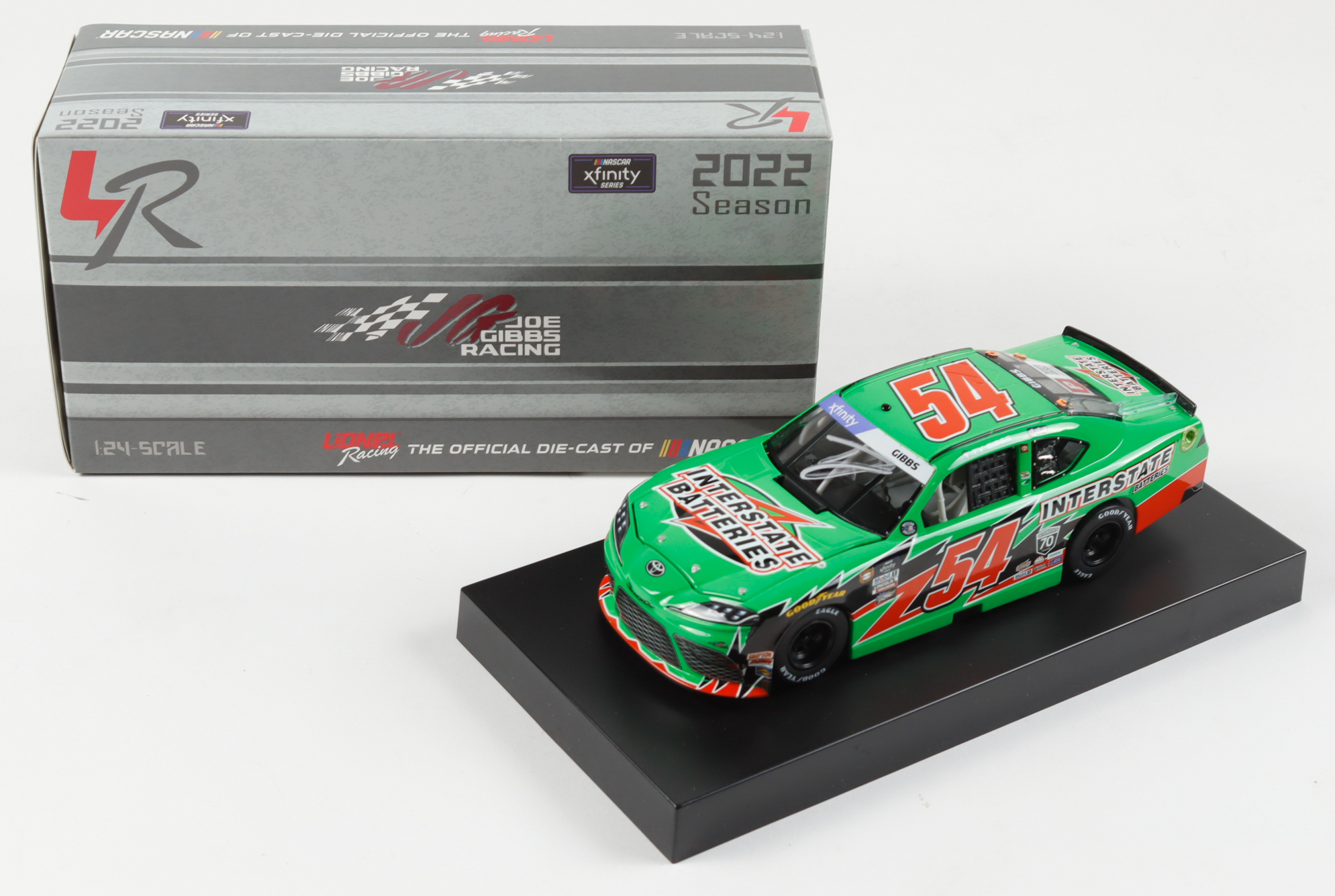 Ty Gibbs Signed 2022 #54 Interstate Batteries Supra | 1:24 Diecast Car (PA) at PristineAuction.com Ty Gibbs Signed 2022 #54 Interstate Batteries Supra | 1:24 Diecast Car (PA) at PristineAuction.com