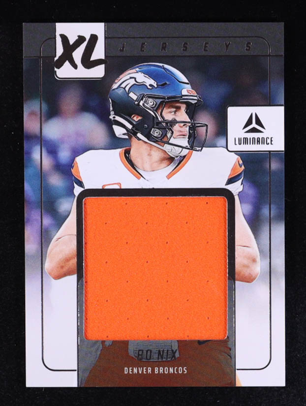 Bo Nix 2025 Panini Luminance XL Jerseys #2 at PristineAuction.com Bo Nix 2025 Panini Luminance XL Jerseys #2 at PristineAuction.com