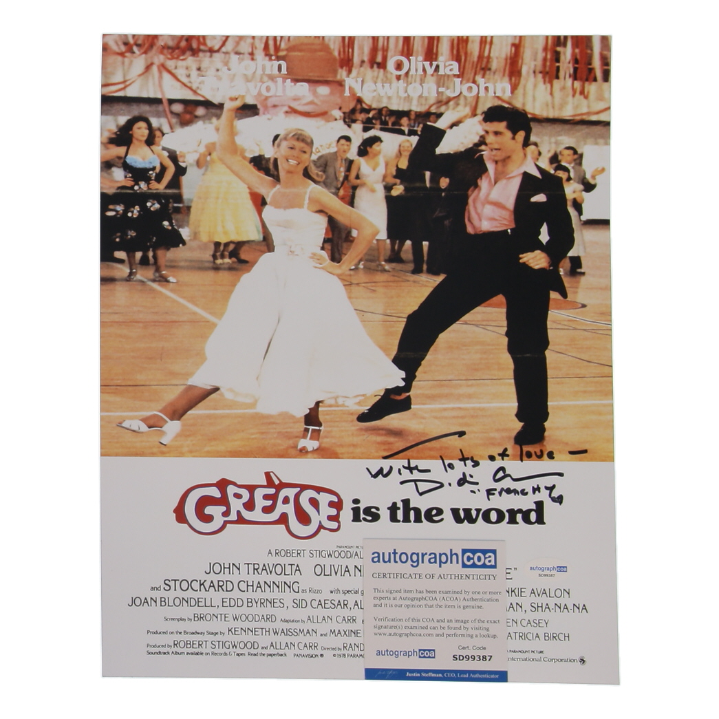 Didi Conn Signed "Grease" 11x14 Poster Inscribed "With Lots of Love / Frenchy" (ACOA) at PristineAuction.com Didi Conn Signed "Grease" 11x14 Poster Inscribed "With Lots of Love / Frenchy" (ACOA) at PristineAuction.com