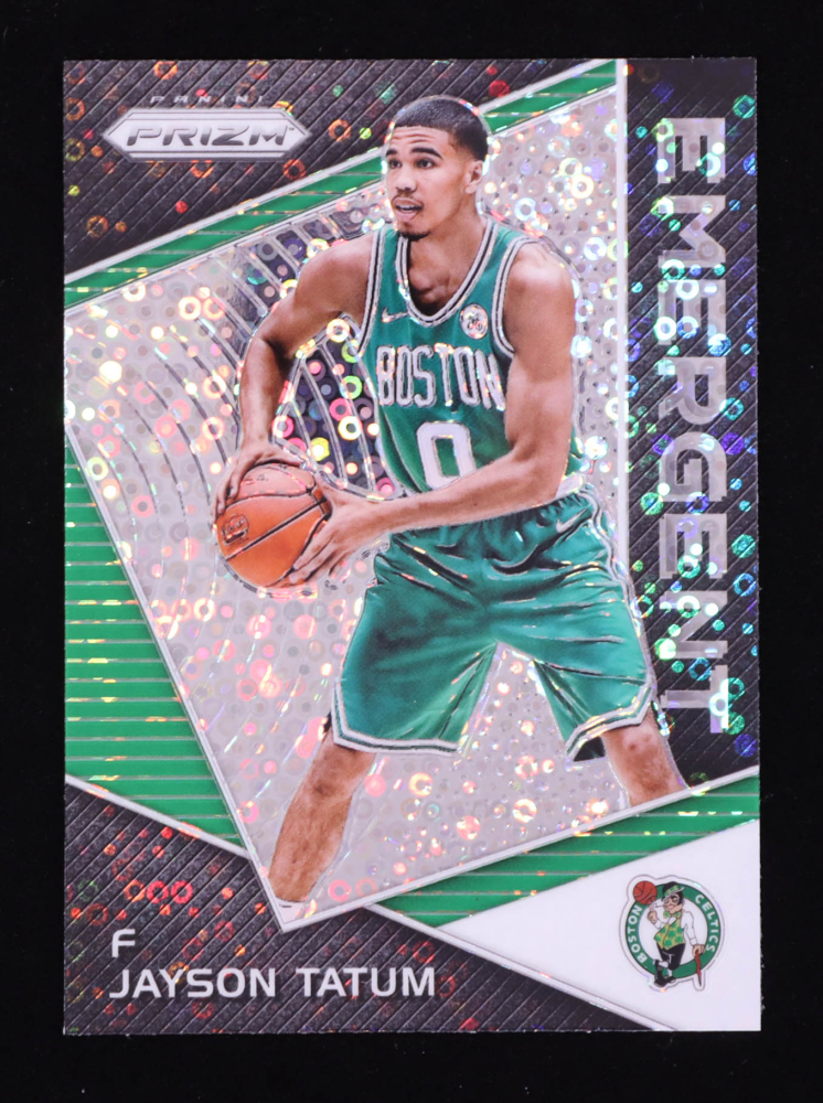 Jayson Tatum 2017-18 Panini Prizm Emergent Prizms Fast Break #3 RC