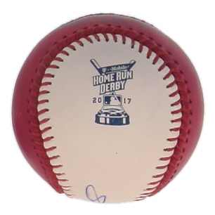 Gary Sanchez Signed OML 2017 Home Run Derby Logo Baseball (JSA) at PristineAuction.com Gary Sanchez Signed OML 2017 Home Run Derby Logo Baseball (JSA) at PristineAuction.com