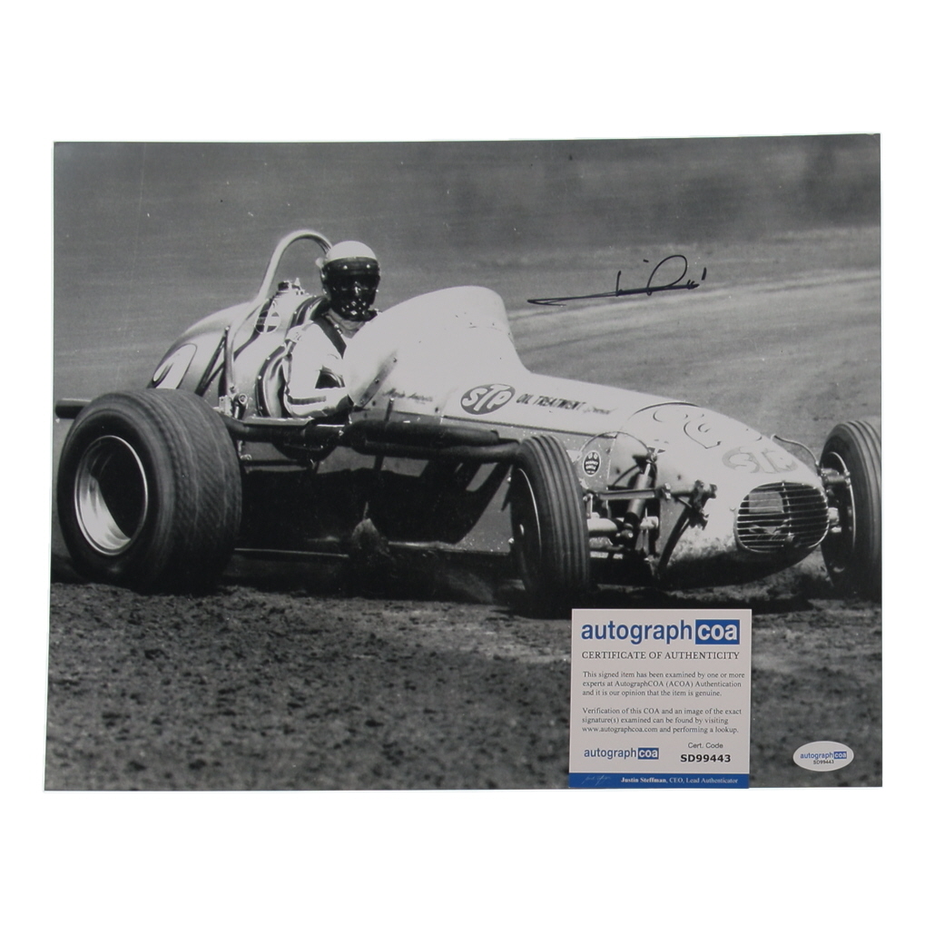 Mario Andretti Signed 11x14 Photo (ACOA) at PristineAuction.com Mario Andretti Signed 11x14 Photo (ACOA) at PristineAuction.com