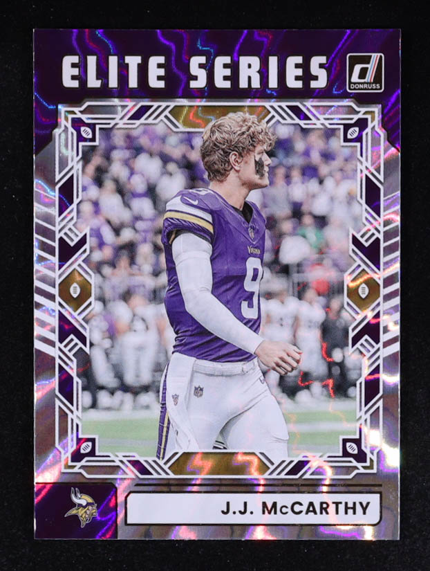 JJ McCarthy 2025 Donruss The Elite Series #8 at PristineAuction.com JJ McCarthy 2025 Donruss The Elite Series #8 at PristineAuction.com