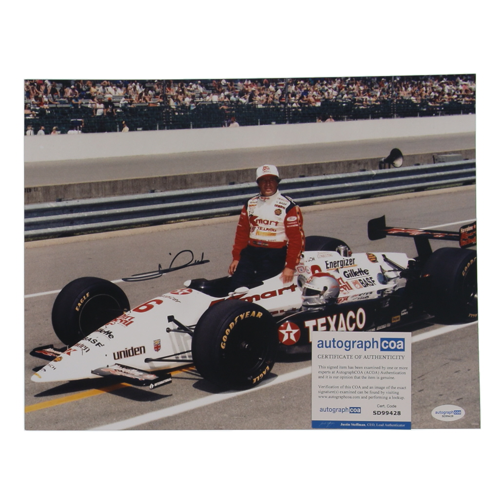 Mario Andretti Signed 11x14 Photo (ACOA) at PristineAuction.com Mario Andretti Signed 11x14 Photo (ACOA) at PristineAuction.com