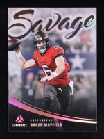 Baker Mayfield 2025 Panini Luminance Savage #10 at PristineAuction.com