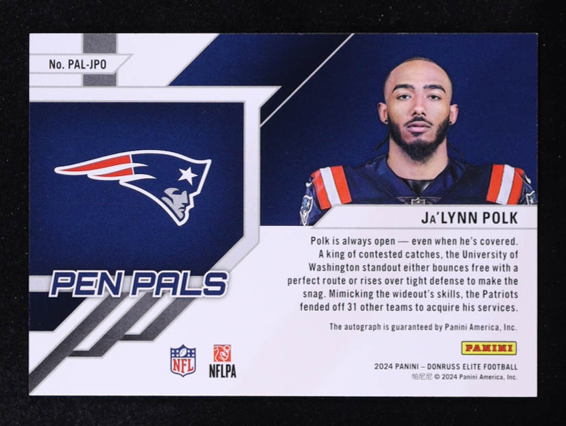 Ja'Lynn Polk 2024 Elite Pen Pals #11 RC at PristineAuction.com Ja'Lynn Polk 2024 Elite Pen Pals #11 RC at PristineAuction.com
