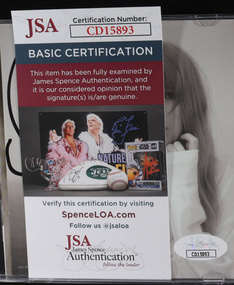Taylor Swift Signed "The Tortured Poets Department" CD Insert (JSA) at PristineAuction.com Taylor Swift Signed "The Tortured Poets Department" CD Insert (JSA) at PristineAuction.com