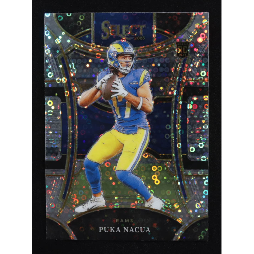 Puka Nacua 2023 Select Prizm Disco #455 RC at PristineAuction.com