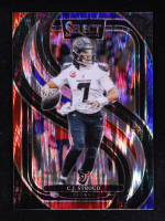 CJ Stroud 2024 Select Prizm Red and Blue Shock #128 at PristineAuction.com