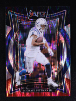 Michael Pittman Jr. 2024 Select Prizm Black and Red Shock #83 at PristineAuction.com